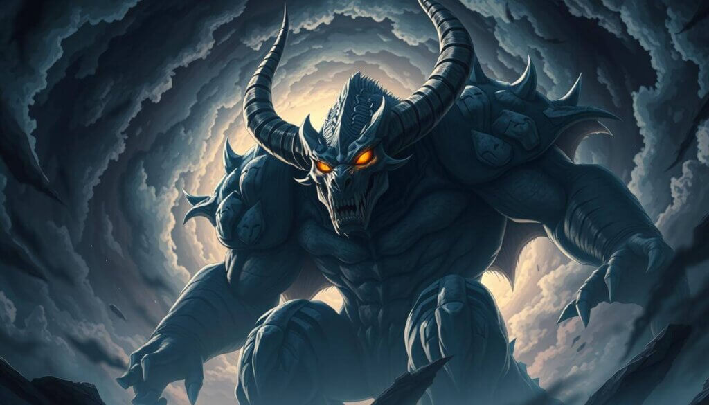 Demon Kaido in storm