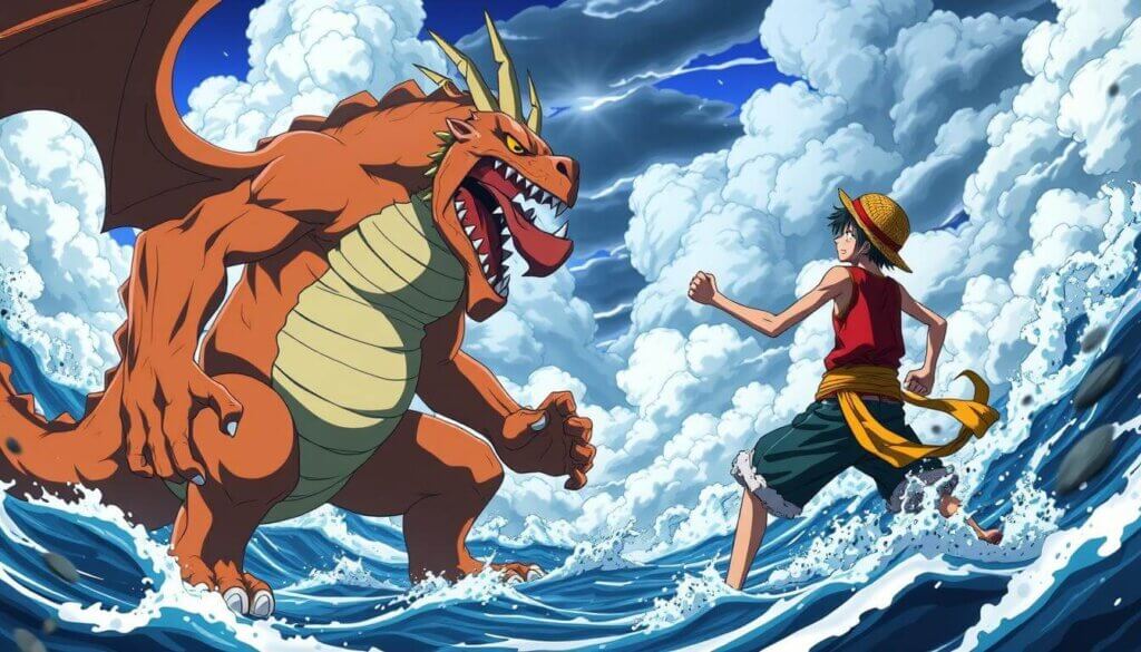 Kaido vs luffy