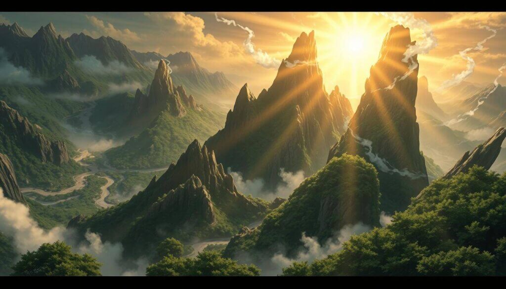 Mountain sunrise Kaido
