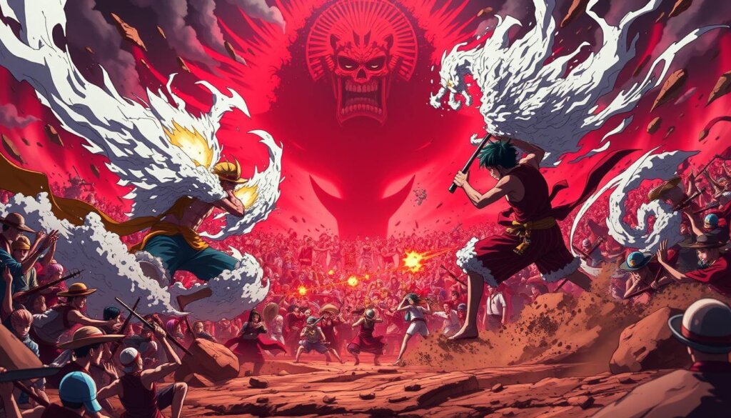 Kaido Red War Scene