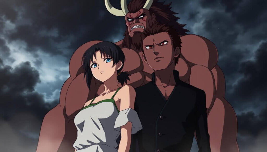Kaido with his allies trio