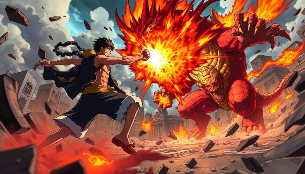 Kaido epic battle scene