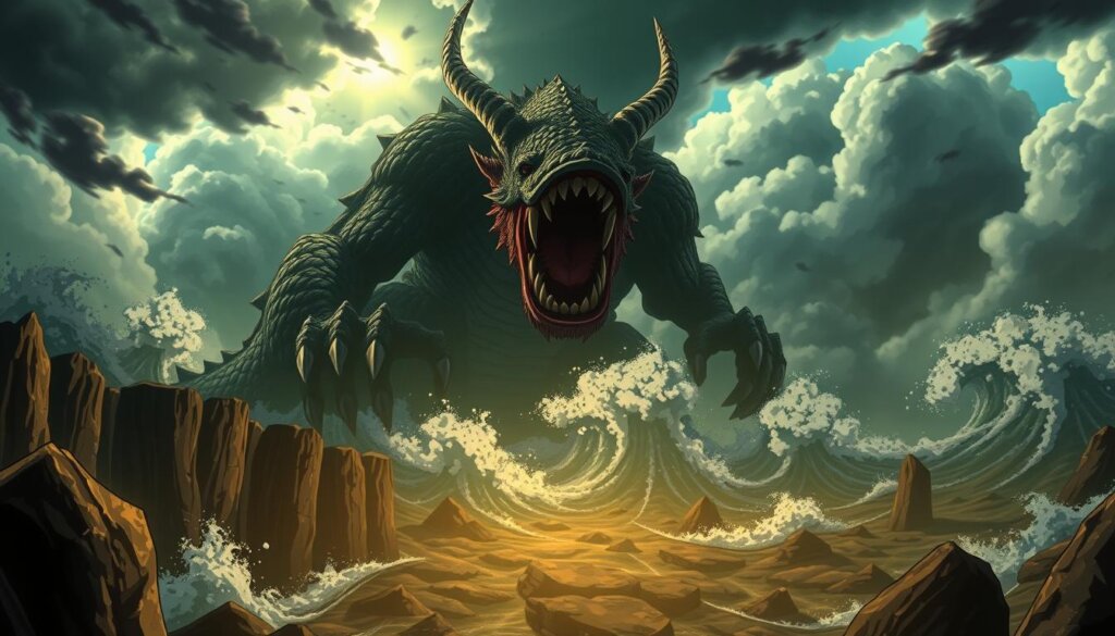 Kaido first appearance in One Piece