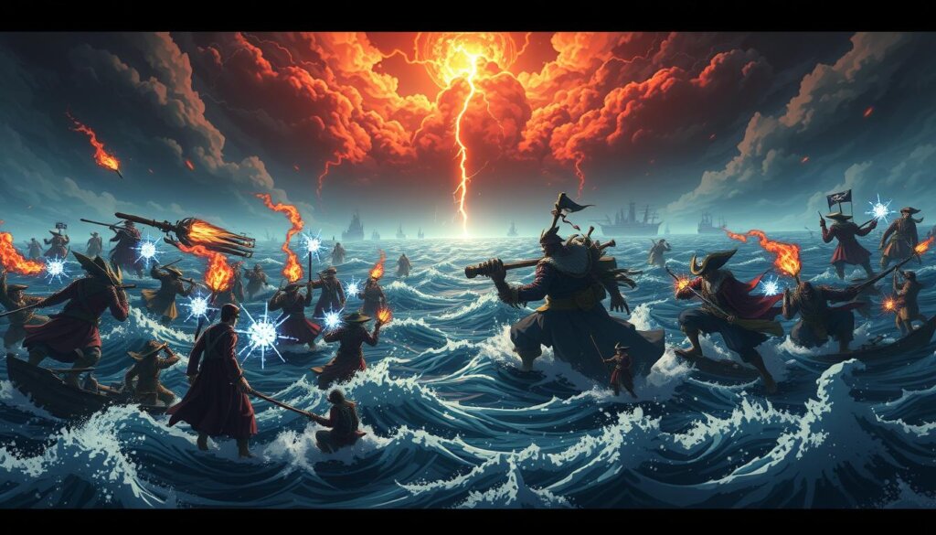 kaido vs blackbeard crew strength comparison