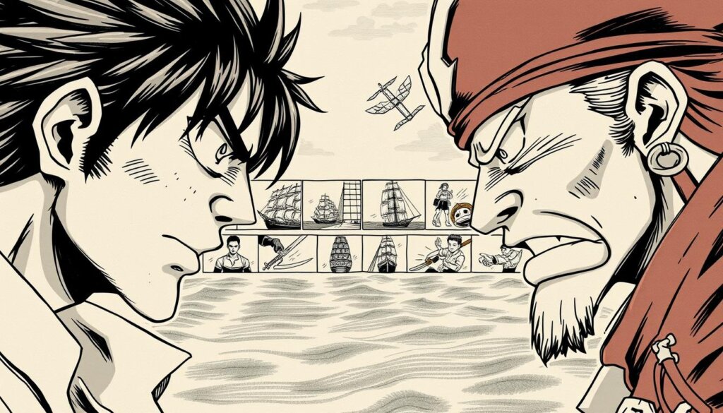 manga rivalry evidence comparison