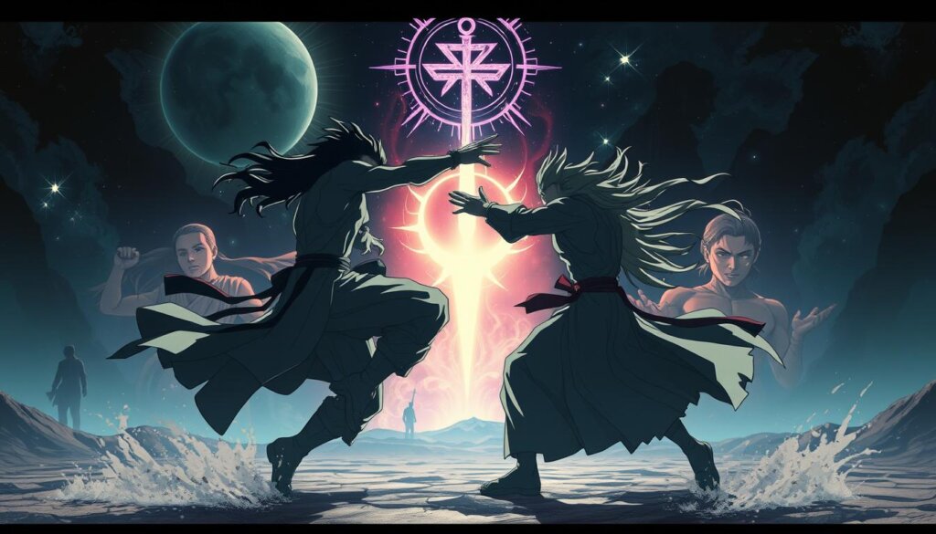 narrative symbolism in top anime fights