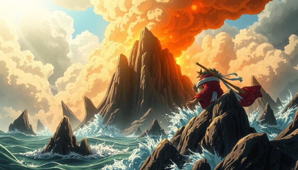 onigashima clash rocks pirates history